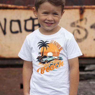 T-Shirt "I'd Rather Be At The Beach" - Kids